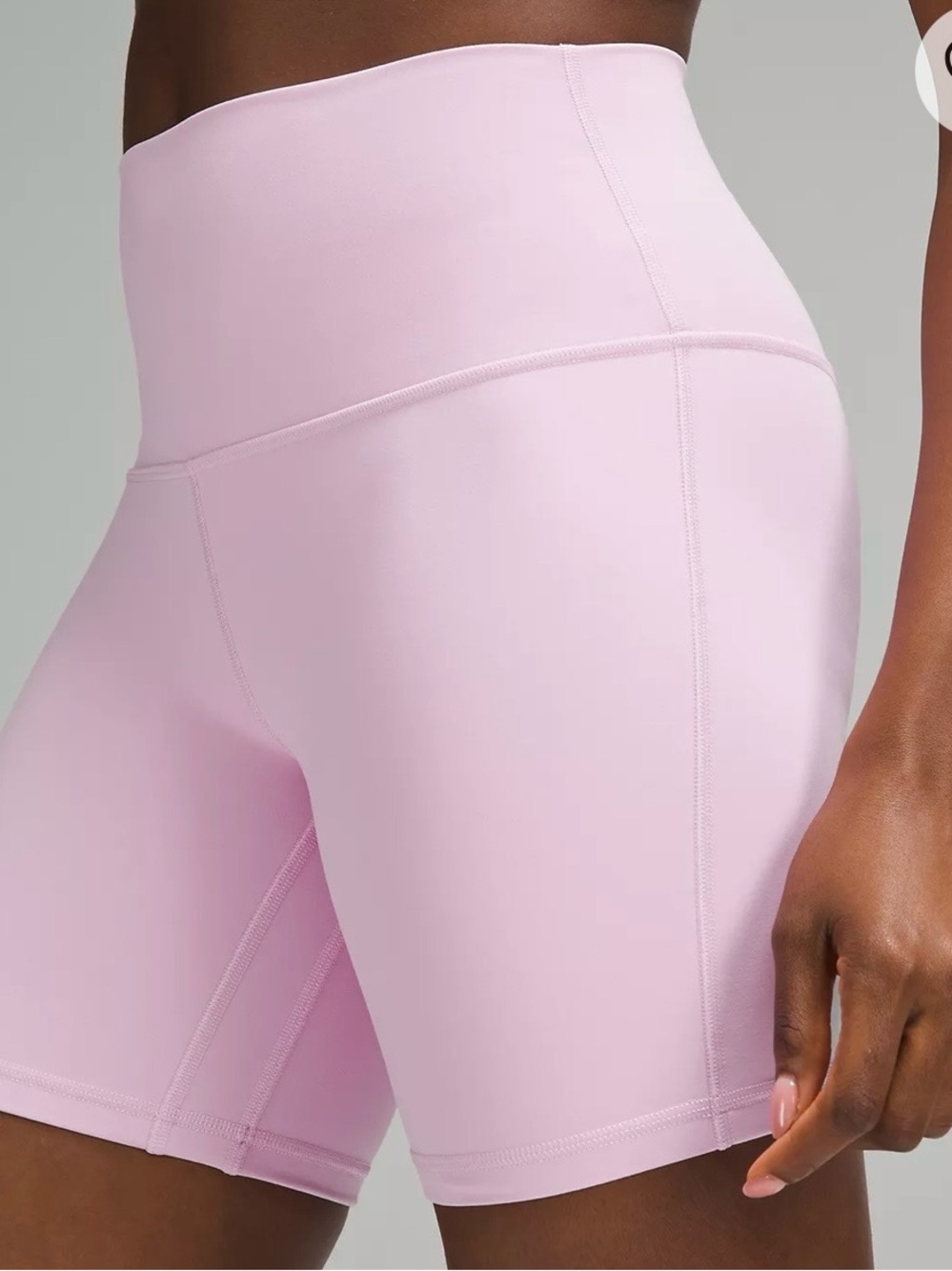 lululemon athletica High-Rise Pink Bike Shorts - Picture 8 of 11